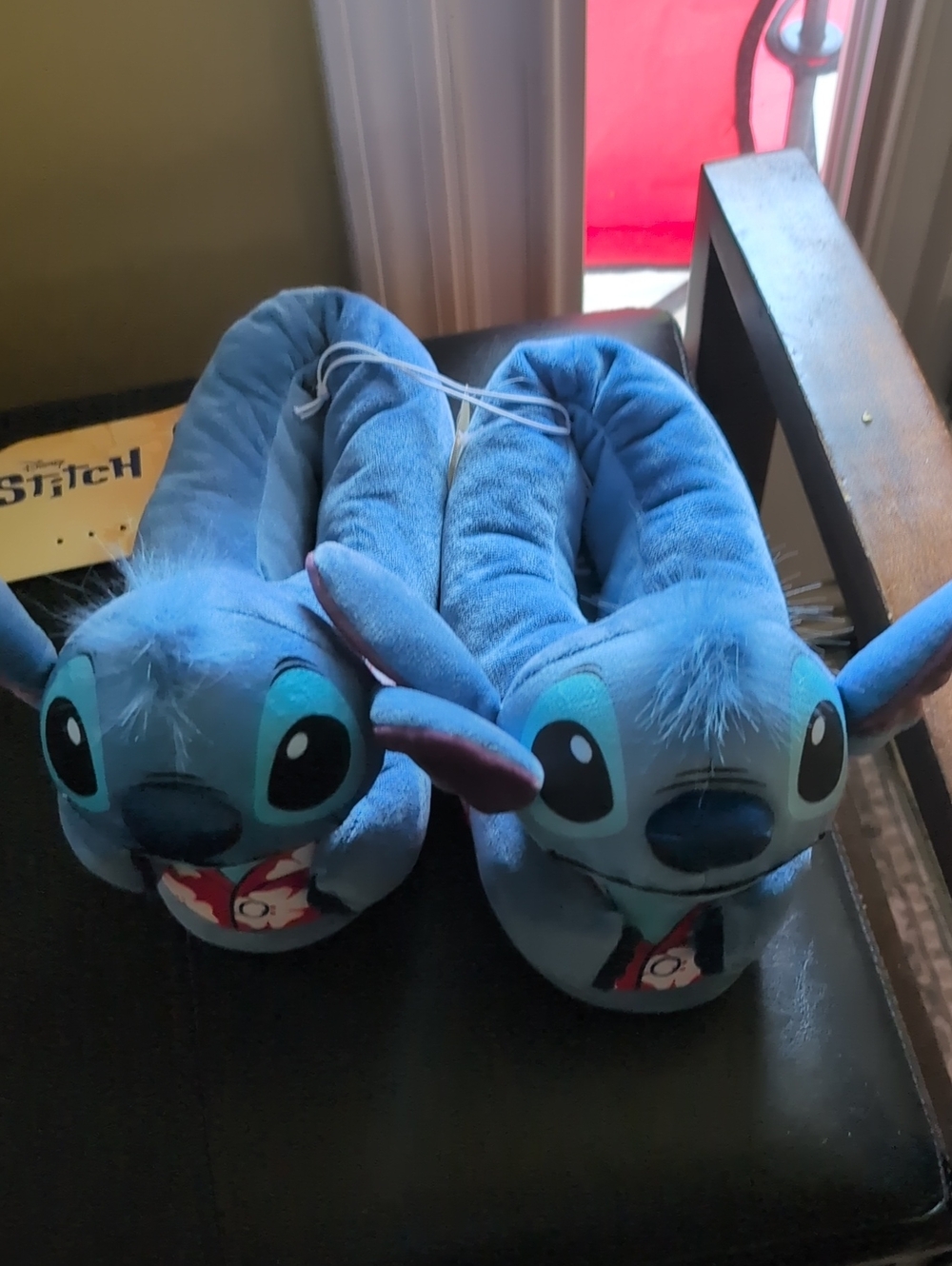 Disney Blue Stitch Plush Kids One-Piece Footies